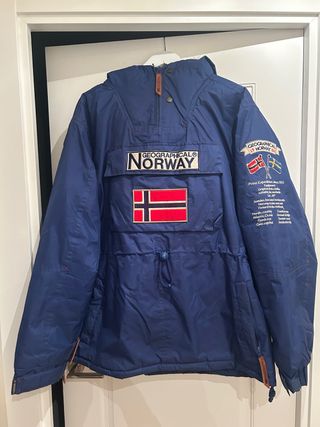 Abrigo Geographical Norway Azul