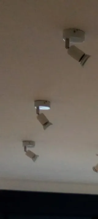 Lámpara Foco Techo Blanca