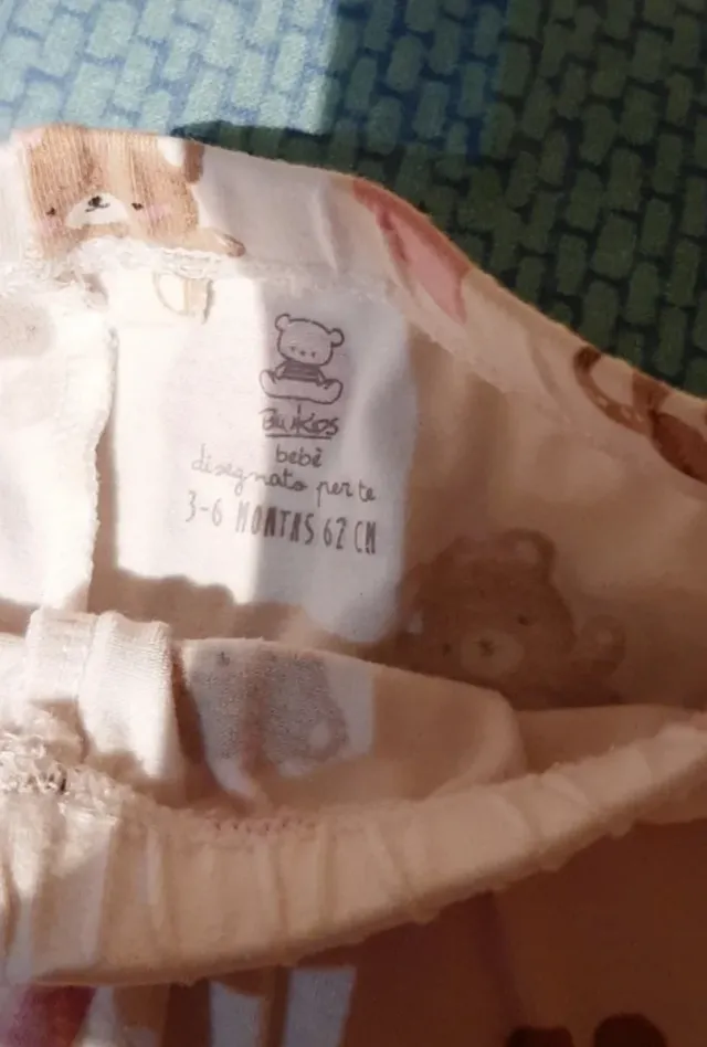 3 Leggings Neonata 3-6 Mesi