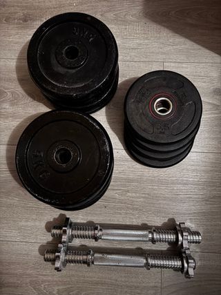 Discos y Mancuernas para Gimnasio