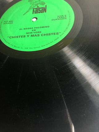 Vinilo El Negro Palomino en New York