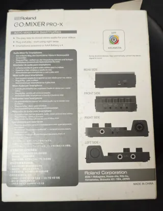 Roland GO:MIXER PRO-X Mezclador Audio