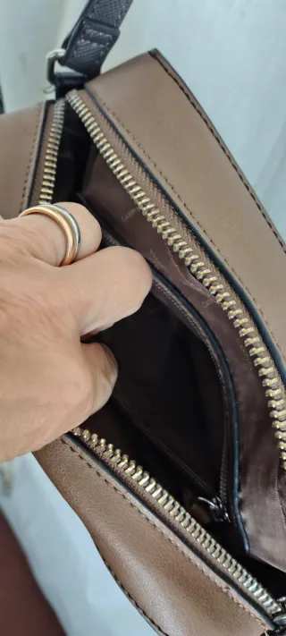 Carpisa borsa tracolla nero e marrone