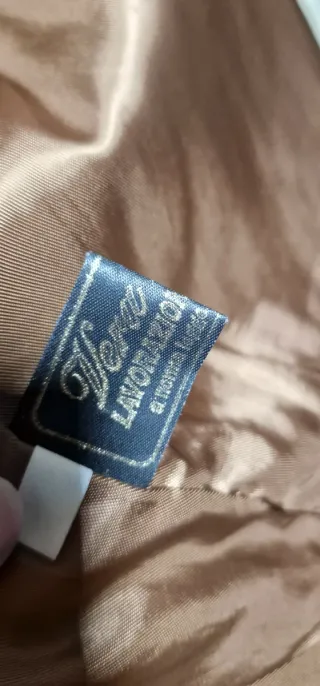 Giacca vintage in pelle scamosciata uomo, taglia 5