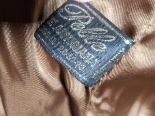Giacca vintage in pelle scamosciata uomo, taglia 5