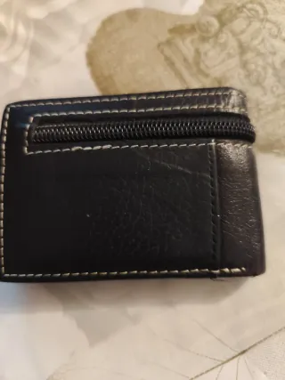 Cartera hombre pequeña con cremallera