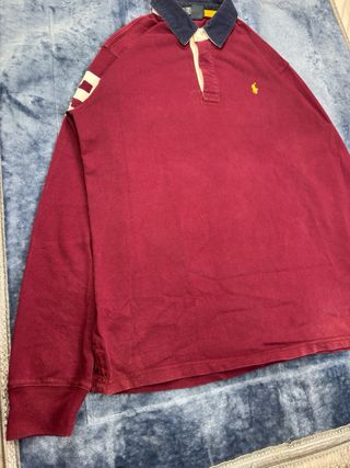 Polo Ralph Lauren Manga Larga Rojo