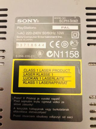 Averiada Consola Sony Playstation 1 Beige