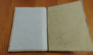 Álbum de fotos hojas de loto y papel de bambú