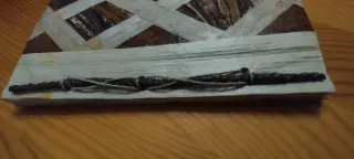 Álbum de fotos hojas de loto y papel de bambú