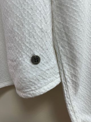 Blusa blanca niña manga larga