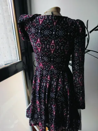 Vestido midi estampado