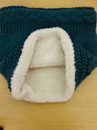 Scaldacollo in maglia  foderato pile