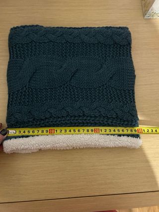 Scaldacollo in maglia  foderato pile