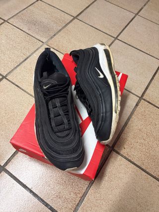 Nike Air Max 97 Scarpe Uomo Nero Bianco