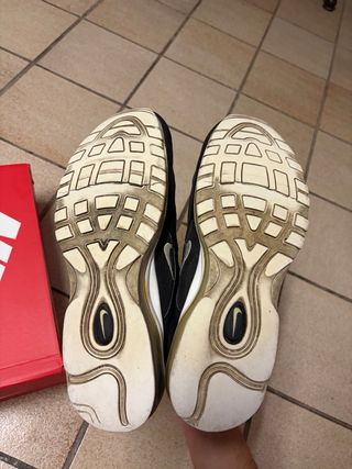 Nike Air Max 97 Scarpe Uomo Nero Bianco