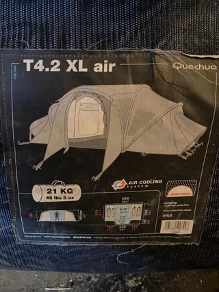Tienda campaña Quechua T4.2 XL Air