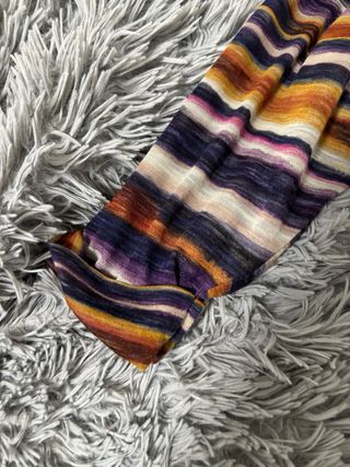 Camiseta manga larga rayas multicolor