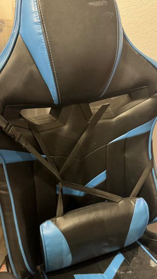 Silla Gaming Negra y Azul