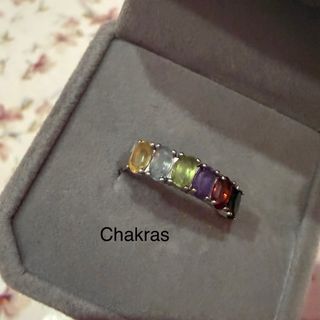 Anillos minerales naturales plata925 varios