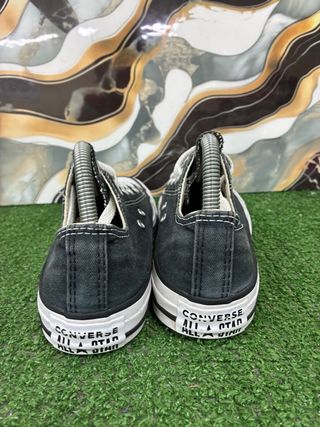 Converse nere bianche taglia 36