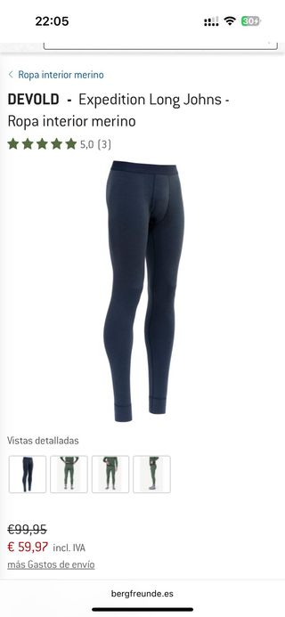 Devold Expedition Long Johns Merino