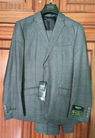 Traje Emporio Armani Gris Talla 50