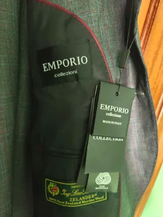 Traje Emporio Armani Gris Talla 50