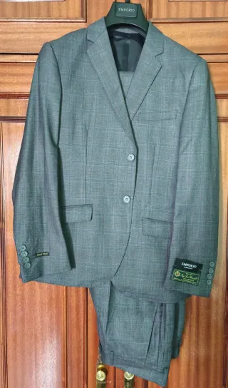 Traje Emporio Armani Gris Talla 50