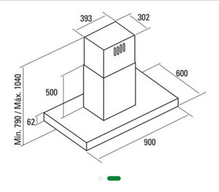 Campana extractora Cata