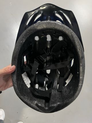 Casco Bicicleta Azul/Blanco Talla S/M