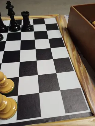 Scacchiera in legno