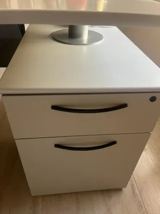 Escritorio madera metal