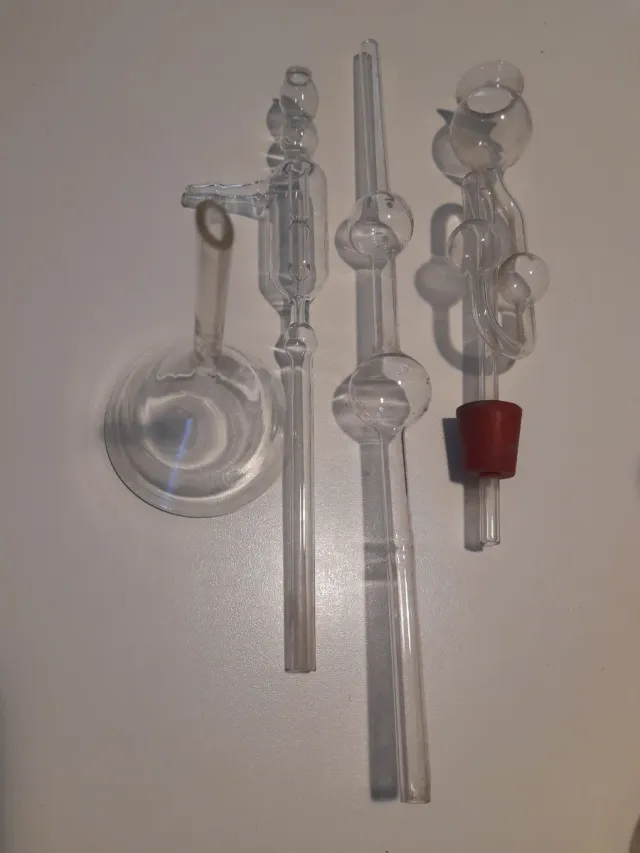 Set vintage attrezzature laboratorio