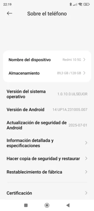 Xiaomi Redmi 10 5G Verde