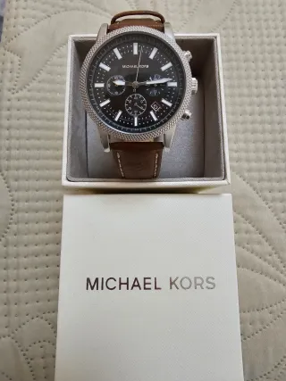Orologio Michael Kors Uomo Nero e Marrone