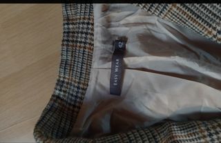 Chaqueta de lana a cuadros