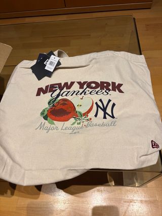 Bolsa New Era Yankees Beige