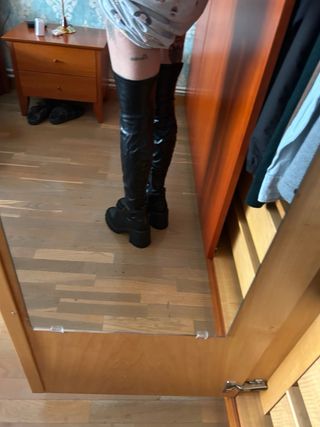 Botas altas negras
