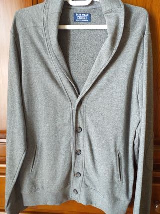 Cardigan Gris Easy Wear Talla L