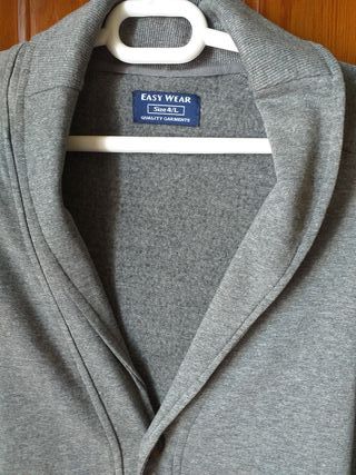 Cardigan Gris Easy Wear Talla L