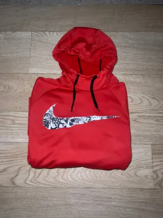 Felpa Nike Rossa con Logo