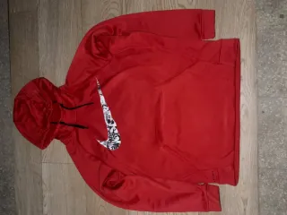 Felpa Nike Rossa con Logo