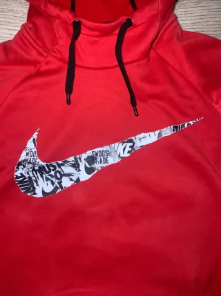 Felpa Nike Rossa con Logo