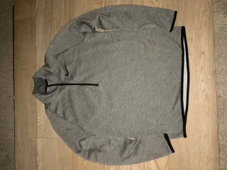 Felpa Nike grigia con zip