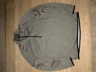 Felpa Nike grigia con zip