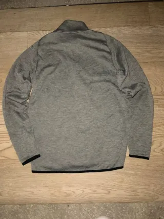 Felpa Nike grigia con zip