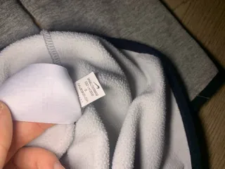 Felpa Nike grigia con zip