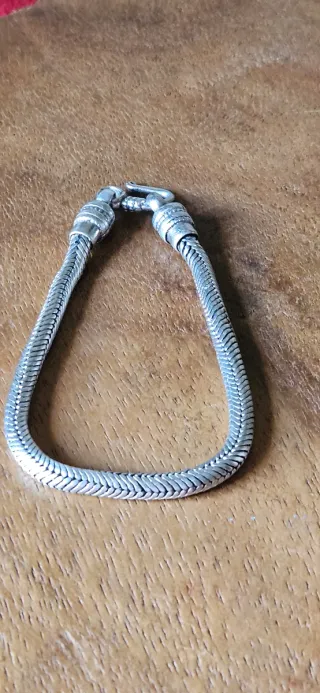 Bracciale snake in argento