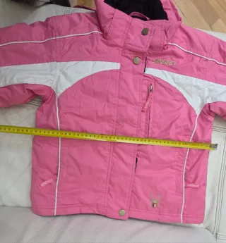 Completo sci bambina marca Spyder rosa